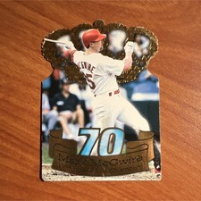 Pacific 1998 Home Run History Mark McGwire #1 Die-Cut St. Louis Cardinals Card