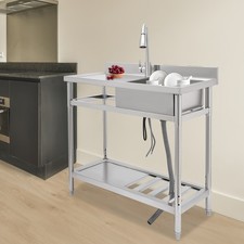 Commercial Restaurant Kitchen Sink Kitchen Sink Set Free-standing Kitchen Sink