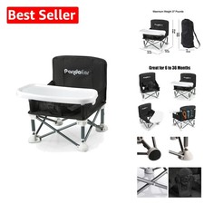 Lightweight Portable Baby Seat for Camping  Beach, Easy Clean Design