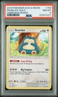 2019 POKEMON SUN & MOON UNBROKEN BONDS #158 SNORLAX-HOLO PSA 8