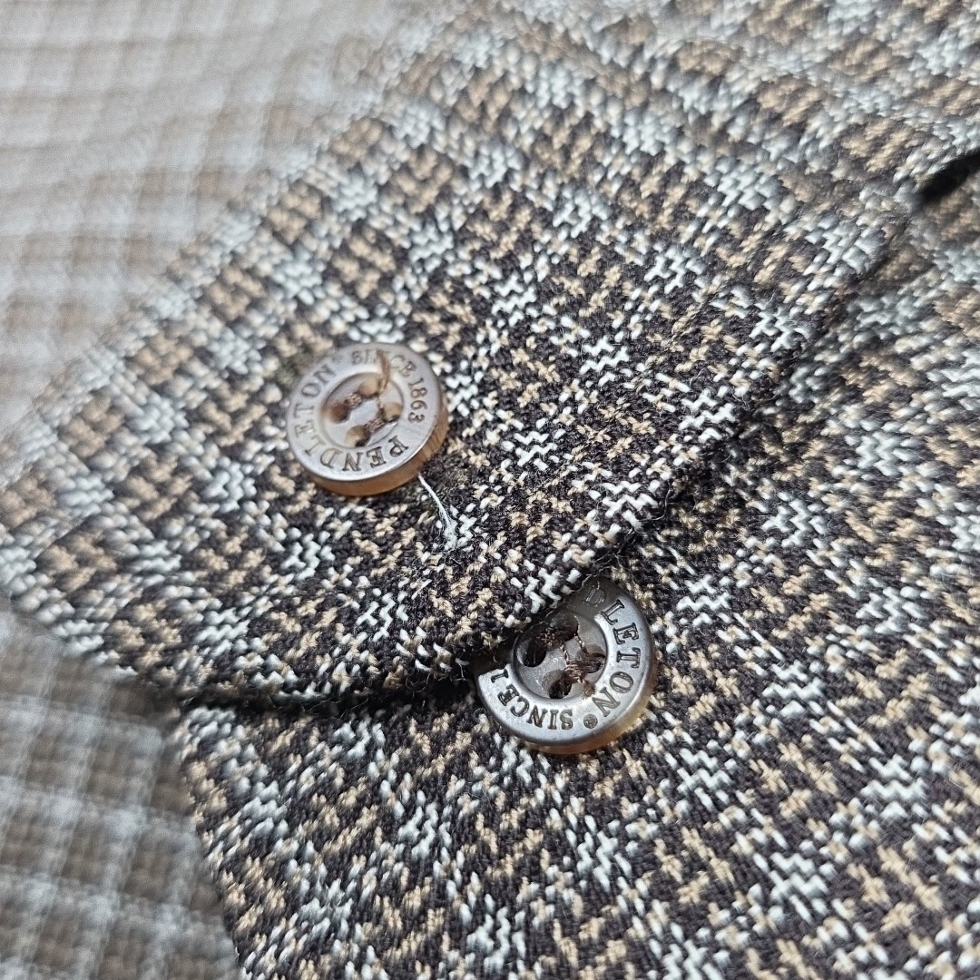 Pendleton Sir Pendleton 100% Wool LS Button Down … - image 2