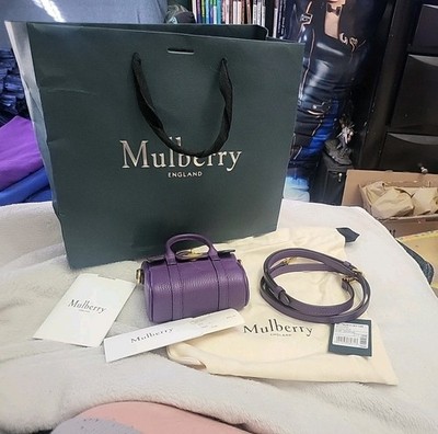 Mulberry Micro Bayswater Shoulder bag Amethyst 