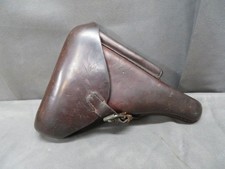 WWI IMPERIAL GERMAN P08 LUGER PISTOL HOLSTER-MARKED N. BURGHARD PASING AWM 2