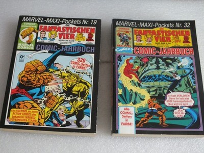 Comic Yearbook - MARVEL - MAXI - Pockets No.19 and 32 - The Fantastic Four