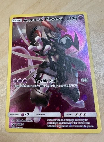 Pokémon TCG Armored Mewtwo SM228 Black Star Promo Card