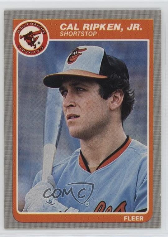1985 Fleer Cal Ripken Jr #187 HOF 12g7