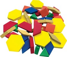 Foam Pattern Blocks Educational Learning Shapes for Classroom