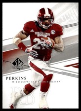 2014 SP Authentic LaDarius Perkins Rookie Mississippi State Bulldogs #64