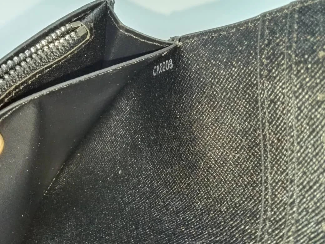 Louis Vuitton Monogram Eclipse Brazza Canvas Long… - image 5