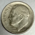 1950-S Roosevelt Dime Circulated Condition 90% Silver Better Date US Coin- 3486