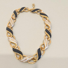 Vintage Lanvin Halskette, Kette Collier  Schm...