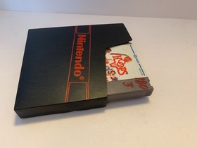 Hoops Basketball Nintendo NES Game Cartridge W/ Manual & Sleeve Vintage