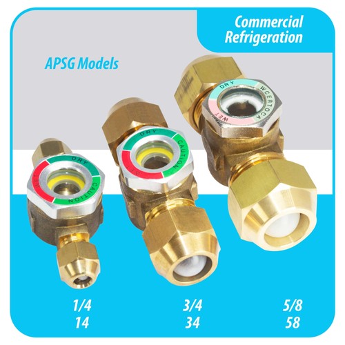 Appli Parts APSG-58 5/8 in Sight Glass and liquid moisture indicator Flare conne - Picture 7 of 7