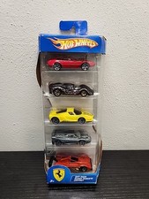 HTF VINTAGE 2004 HOT WHEELS " FERRARI" 5 CAR GIFT PACK 1/64 HOTWHEELS