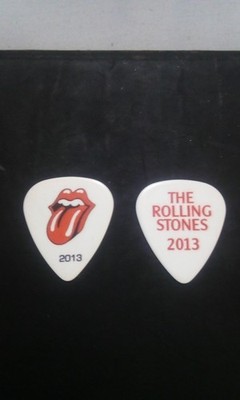 the rolling Stones guitar pick mick jagger 2013 tounge plectrum picks ronny wood