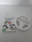 Mario Kart Wii with Wii og Wheel and aftermarket (2008, Nintendo Wii) Tested