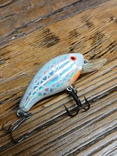Vintage Tom Mann's Baby 4- Minus Crankbait Fishing Lure In Excellent Condition