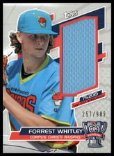 2020 Topps Pro Debut #COR-AT Forrest Whitley Copa de La Diversion Relics #/989