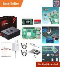Starter Kit for Raspberry Pi 5 16GB RAM - Pre-Loaded with 128GB Edition Pi OS...