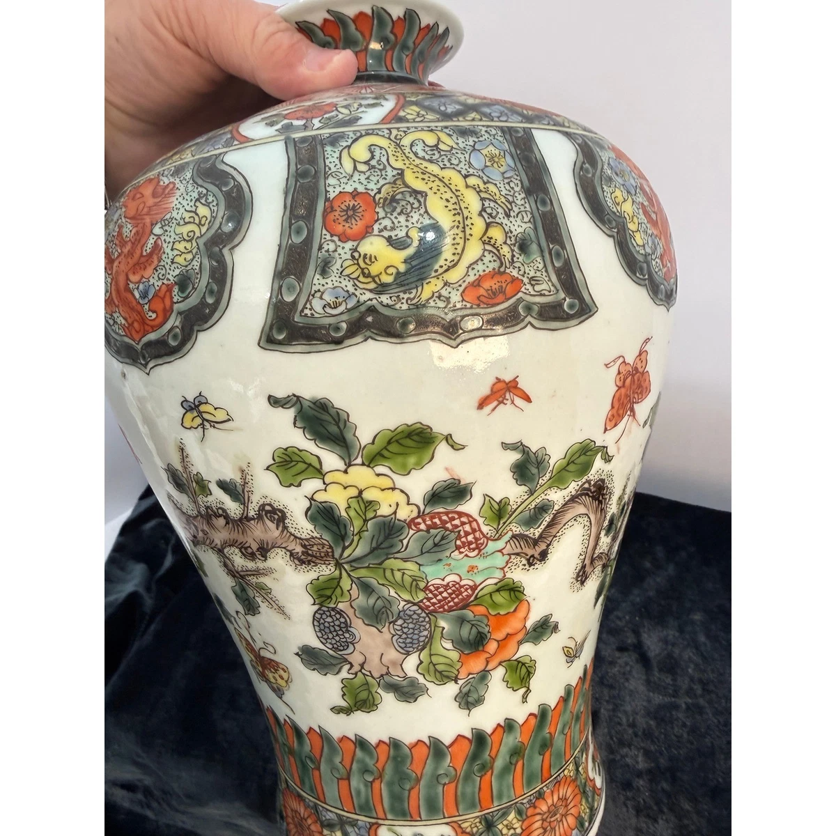 中国蝴蝶花瓶中国古董花瓶| eBay