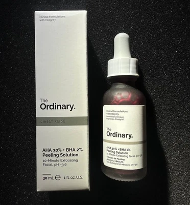 The Ordinary - AHA 30% + BHA 2% Peeling Solution, Face Serum 30ml *NEW*-UK
