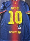 Lionel Messi Signed Autograph AUTO UNICEF Soccer Jersey Beckett BAS COA - R04