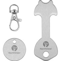 EinkaufswagenlöSer Edelstahl Einkaufswagenchip SchlüSselanhäNger Set