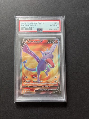 Aerodactyl V graded PSA 10 for sale on eBay