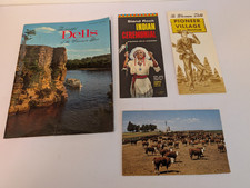 Lot of 4 Wisconsin Dells Souvenir Booklets/ Pamphlets Stand Rock etc, 1960's