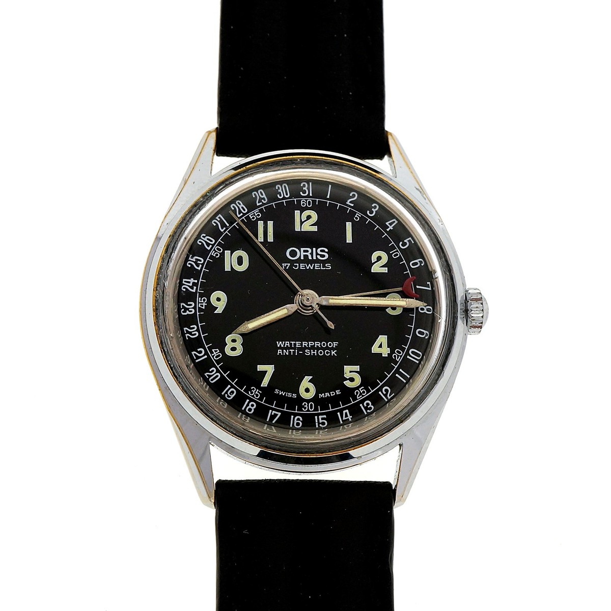 Vintage Oris Doctors Style Manual Wind 17 Jewel Date Watch | eBay