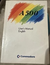 Commodore Users Manual A500 - 1987 - Paperback Book preowned part no. 319 926-01