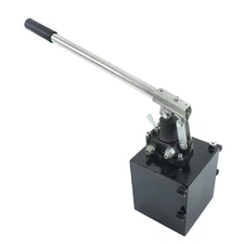 Hydraulic Piston Hand Pump 2.7 Cid 5 Quart With Valve For Double Acting Cylinder