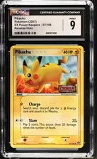 CGC 9 MINT Pikachu EX Power Keepers 57/108 Reverse Holo STAMPED Pokemon Card