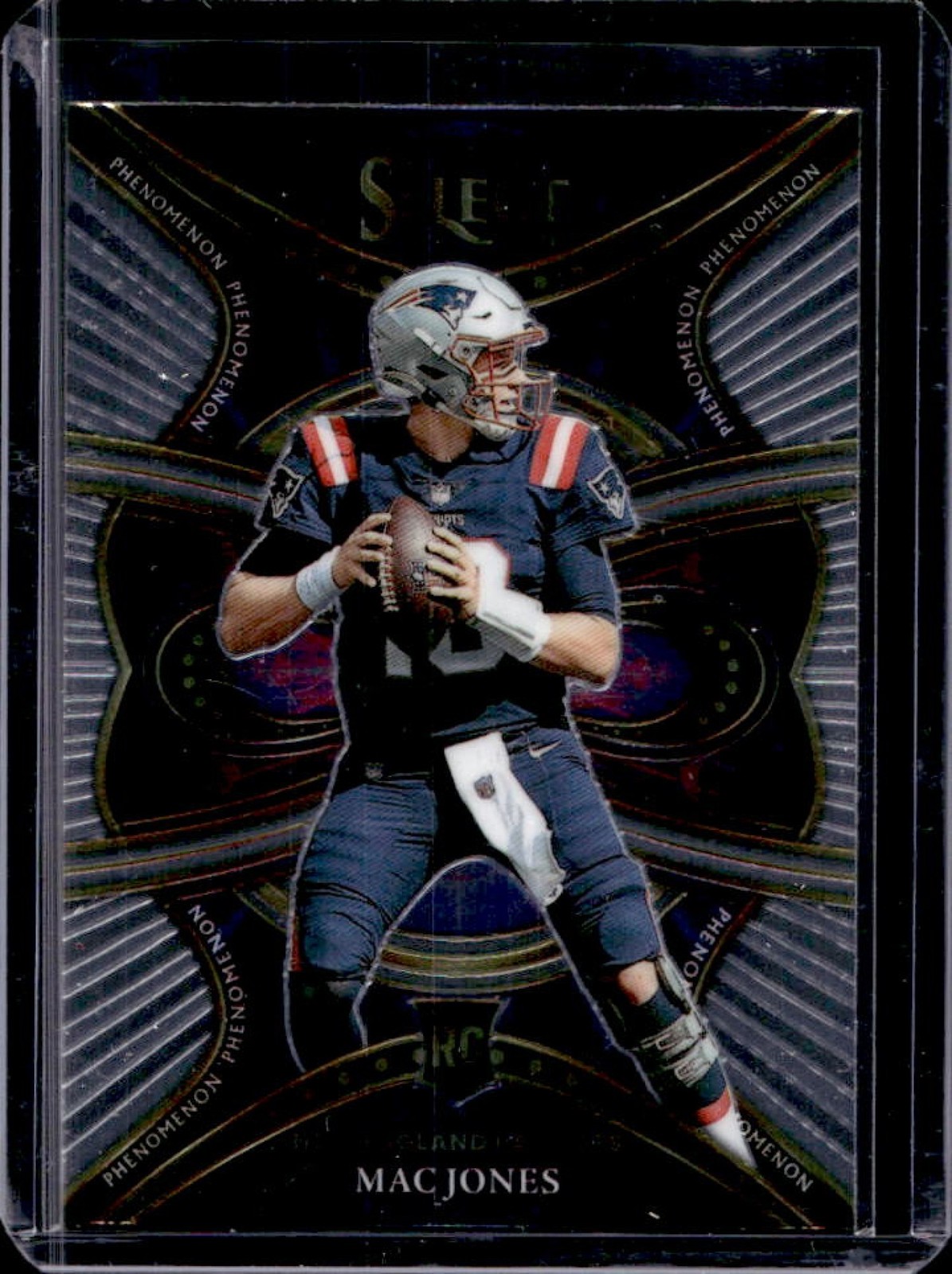 2021 Select Mac Jones Phenomenon Rookie RC #PHE-10 Patriots