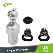 2-5/16" Gooseneck Ball & Safety Chain Anchor Kit 38000 lbs For Puck System 60638