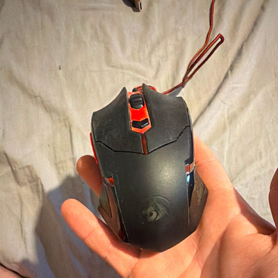 Redragon M601 Wired USB Optical Gaming Mouse, Adjustable 3200 DPI, 6-Button