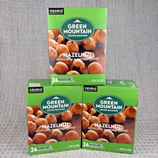 Green Mountain Coffee Hazelnut Keurig K-Cup Pods Light Roast 72 Count 5/2027 Exp