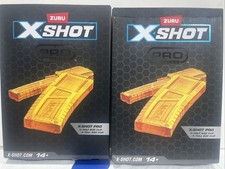 2 Pack Zuru X-Shot Pro Series Magazine Set - 1 Full 1 Half Clip