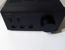 STAX SRM-T1 220V Tube Headphone Amplifier Black Driver Unit - WORKING