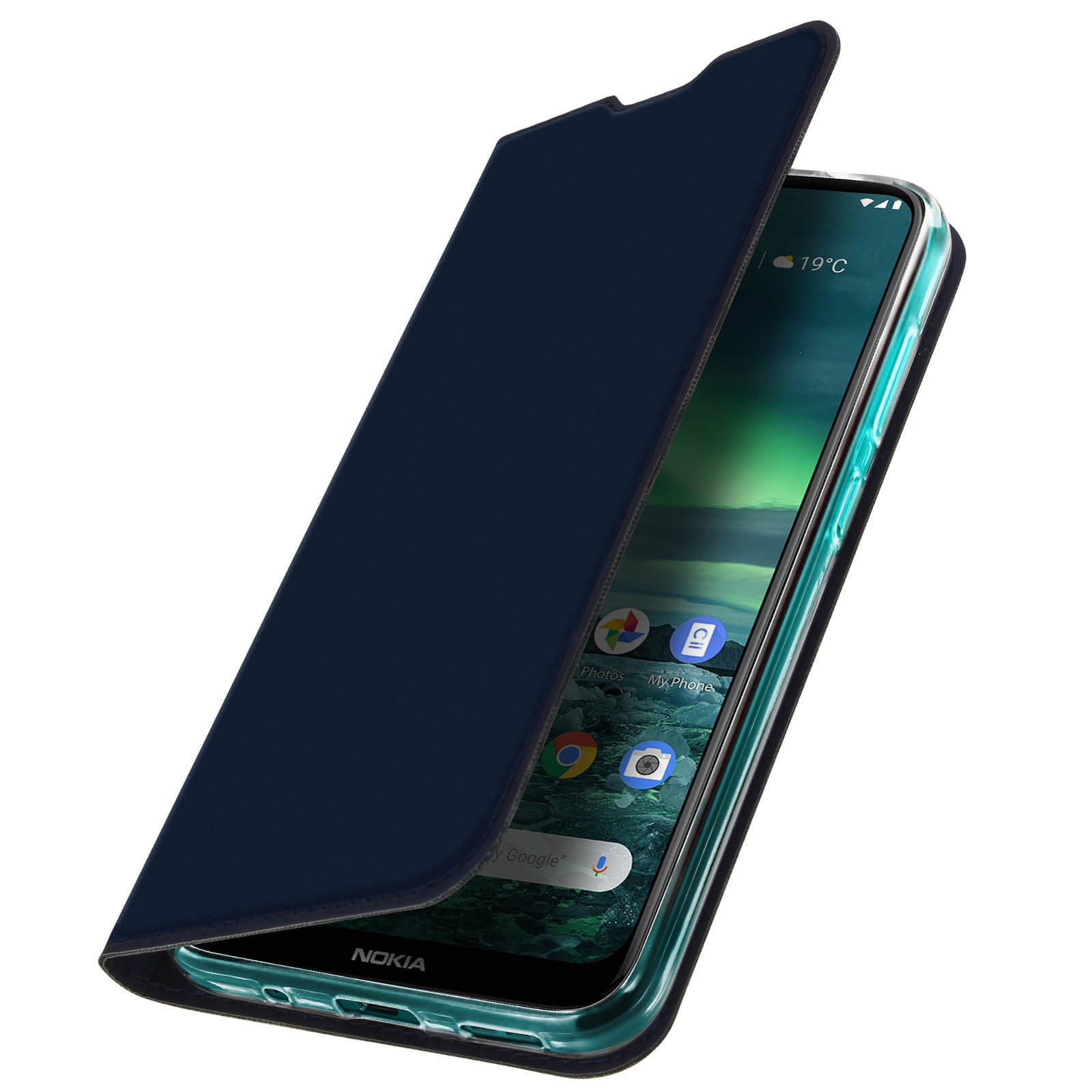 Protection Nokia 2.3 bleue support video pour train et bureau - 2