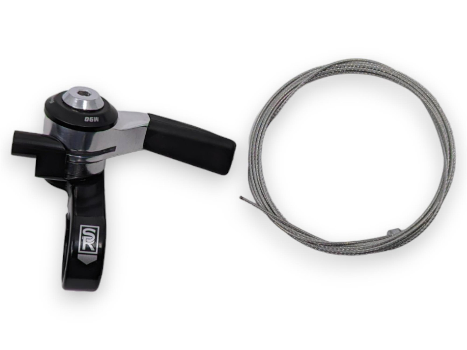 SunRace SLM 96 Pollice Leva Cambio per Bici Alluminio con Gradini