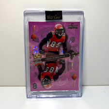 Wild Card 2024 Card Draw Stacked Deck Chad Ochocinco Bengals 5 Spades 1/1
