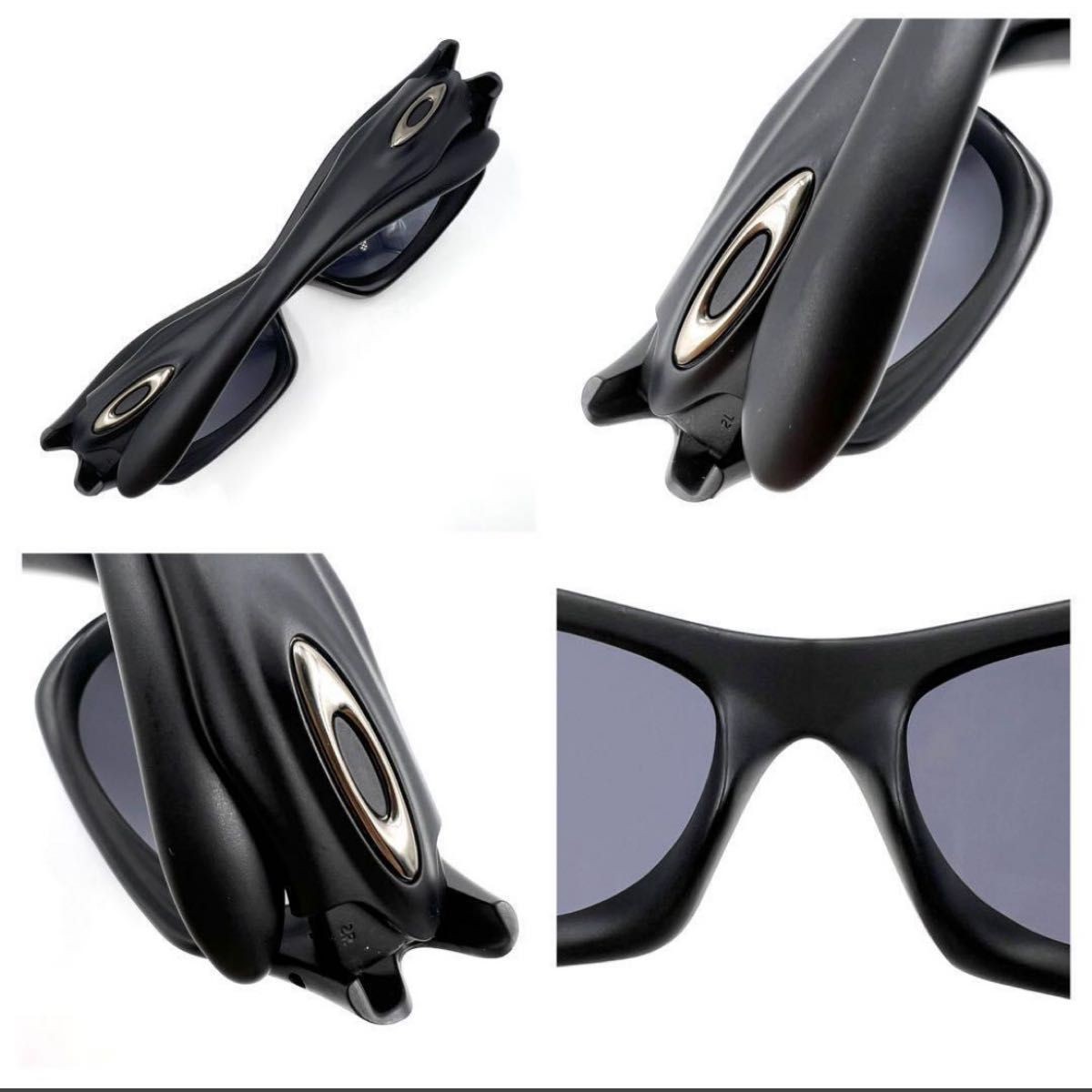 OAKLEY Monster Dog Sunglasses Matte Black Y2K Vintage… - Gem