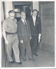 1960 Superior Court Presiding Judge Attorneys Entrance Vintage Photo 8x10