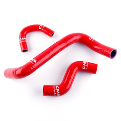 Red Silicone Radiator Hose Fit Nissan Micra March K11 1.3L CVT ECVT AT 1992-2003