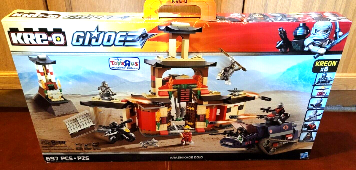 BRAND NEW Kre-O GI Joe SNAKE EYES Arashikage Dojo, HISS Tank w