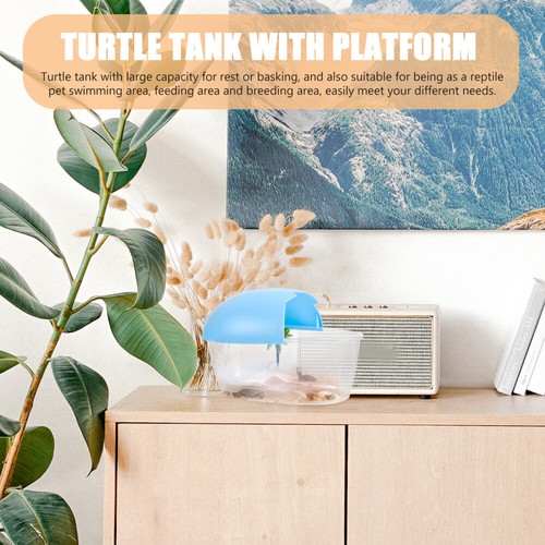 Réservoir De Tortue Habitat Des Tortues En Plastique Avec Couvercle soldes