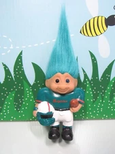  MIAMI DOLPHINS NFL GOOD LUCK SPORTS TROLL - 4" Ace Treasure Troll - NEW - Rare