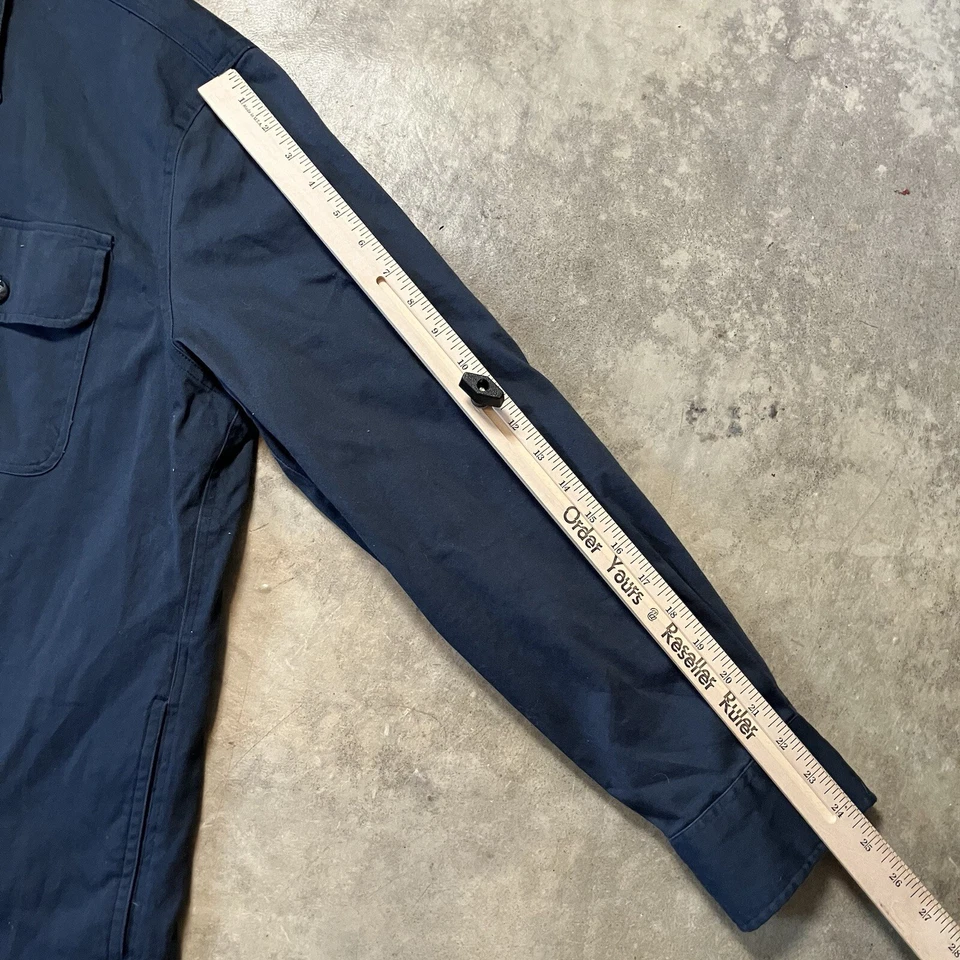 Jachs New York Jacket Shacket Over Shirt Mens XL Navy Button Front Lined - Image 3 of 4