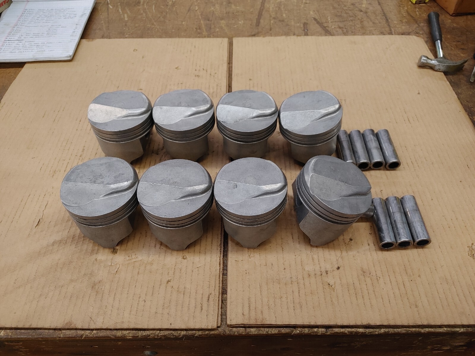 Factory TRW GM BBC L78 396 375HP STD. Bore Aluminum Pistons GM